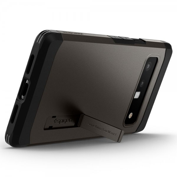 Spigen Google Pixel 6 Pro -suojakuori Tough Armor Gunmetal
