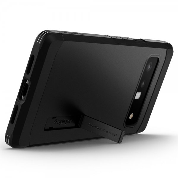 Spigen Google Pixel 6 Pro -kuori Tough Armor, musta