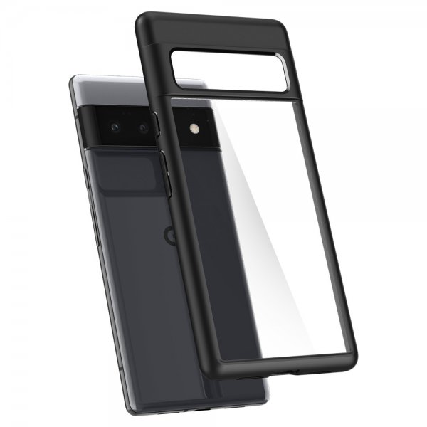 Spigen Google Pixel 6 Pro -suojakuori Ultra Hybrid, mattamusta