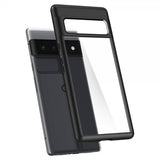 Spigen Google Pixel 6 Pro -suojakuori Ultra Hybrid, mattamusta