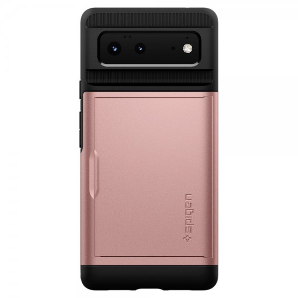 Spigen Google Pixel 6 -suojakuori Slim Armor CS, ruusukulta