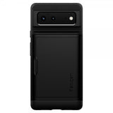 Spigen Google Pixel 6 -suojakuori, Slim Armor CS, musta