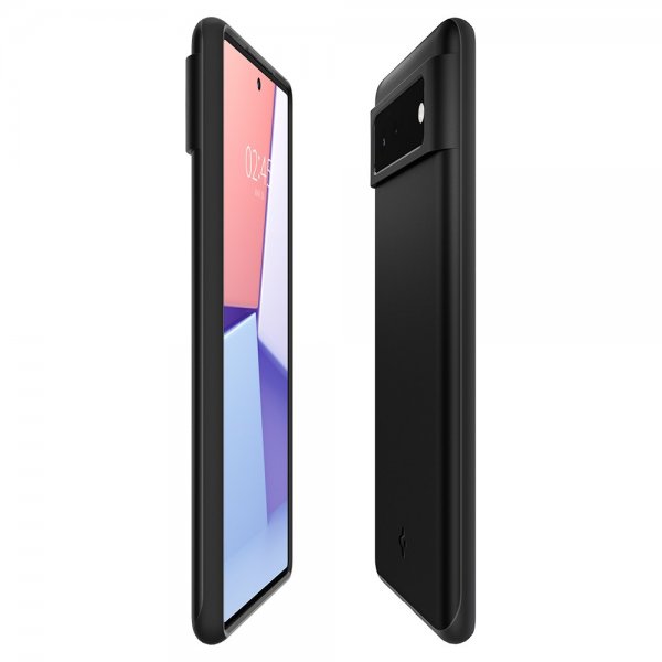 Spigen Google Pixel 6 -kuori, Thin Fit, musta