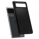 Spigen Google Pixel 6 -kuori, Thin Fit, musta