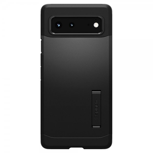 Spigen Google Pixel 6 -suojakuori Tough Armor, musta