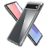 Spigen Google Pixel 6 -suojakuori, Ultra Hybrid Crystal Clear