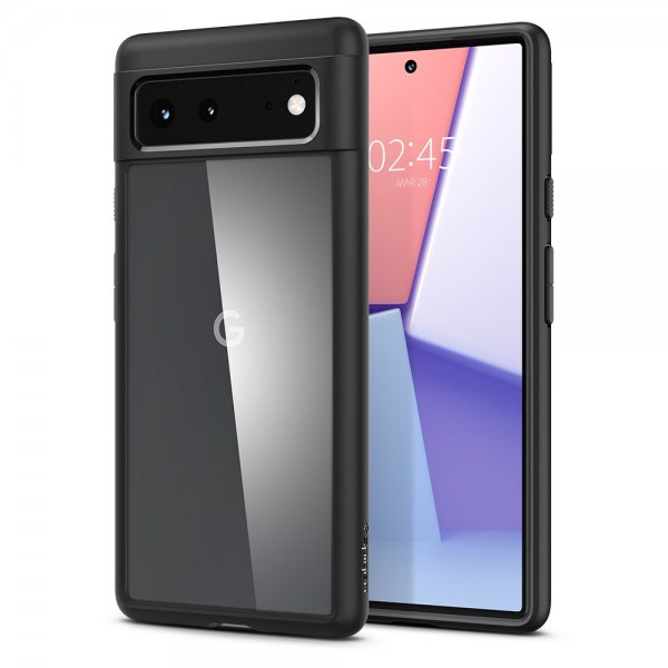 Spigen Google Pixel 6 -kuori Ultra Hybrid Matte Black