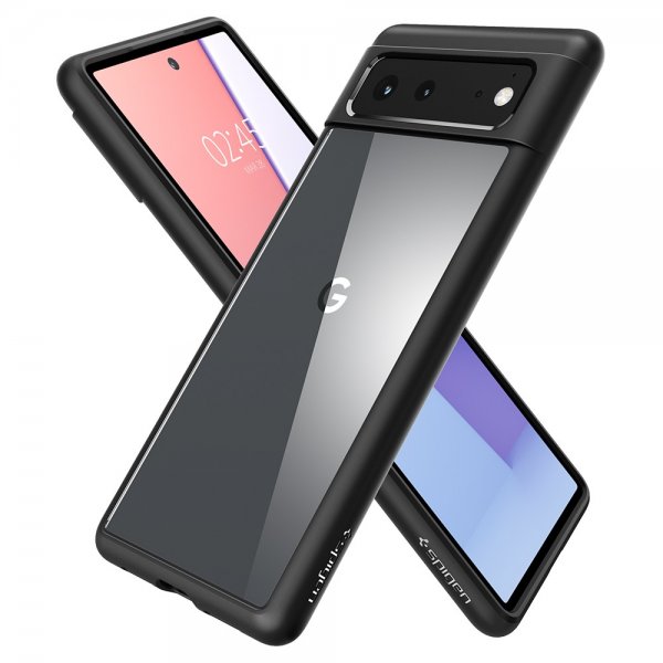Spigen Google Pixel 6 -kuori Ultra Hybrid Matte Black