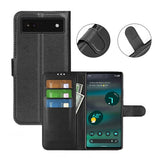Google Pixel 6a Suojakotelo Jalustalla Musta
