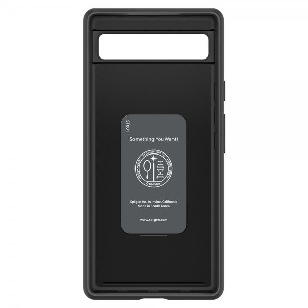 Spigen Google Pixel 6a Thin Fit -suojakuori, musta