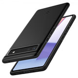 Spigen Google Pixel 6a Thin Fit -suojakuori, musta