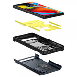 Spigen Google Pixel 6a Suojakuori Tough Armor Metal Slate