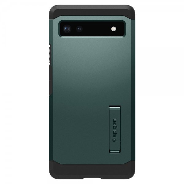Spigen Google Pixel 6a Suojakuori Tough Armor Midnight Green