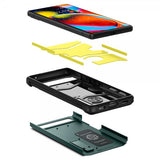 Spigen Google Pixel 6a Suojakuori Tough Armor Midnight Green