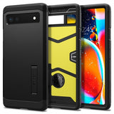 Spigen Google Pixel 6a Suojakuori Tough Armor Musta