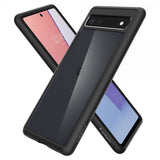 Spigen Google Pixel 6a -suojakuori, Ultra Hybrid, mattamusta
