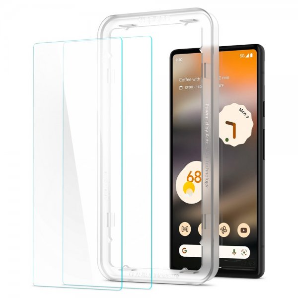 Spigen Google Pixel 6a Näytönsuoja GLAS.tR ALIGNmaster 2-pakkaus