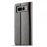 Lc.Imeeke Google Pixel 7 Pro Kotelo korttipaikalla ja jalustatoiminnolla, harmaa