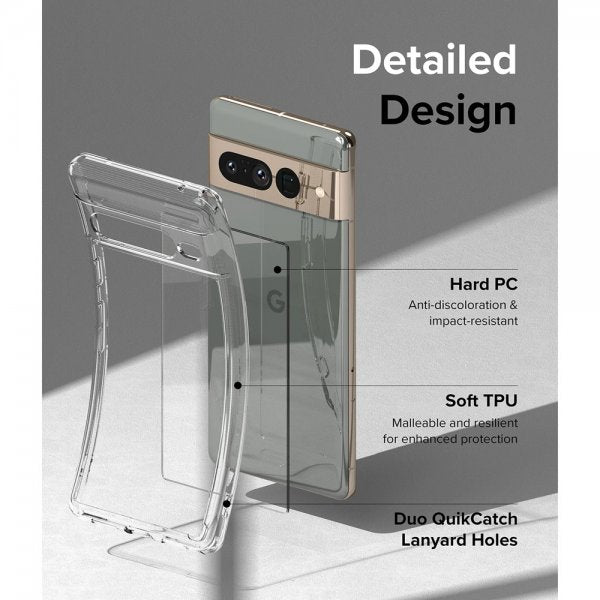 Ringke Google Pixel 7 Pro -suojakuori Fusion Clear