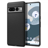 Spigen Google Pixel 7 Pro -kuoret Liquid Air Matte Black