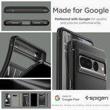 Spigen Google Pixel 7 Pro Suojakuori Rugged Armor Mattamusta