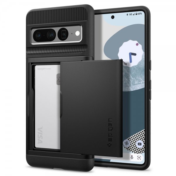 Spigen Google Pixel 7 Pro Kuori Slim Armor CS Musta