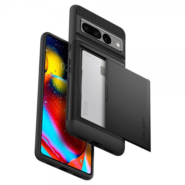 Spigen Google Pixel 7 Pro Kuori Slim Armor CS Musta