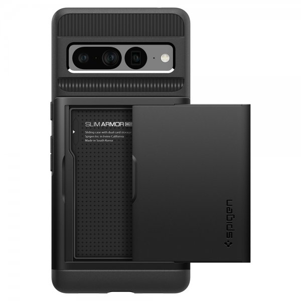 Spigen Google Pixel 7 Pro Kuori Slim Armor CS Musta