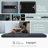 Spigen Google Pixel 7 Pro Kuori Thin Fit Metal Slate
