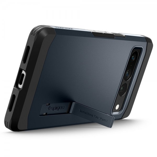 Spigen Google Pixel 7 Pro Suojakuori Tough Armor Metal Slate
