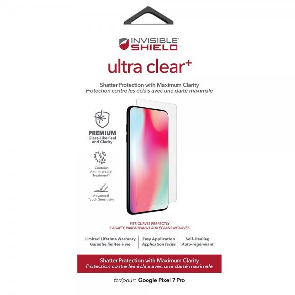 ZAGG InvisibleShield Google Pixel 7 Pro -näytönsuoja Ultra Clear+