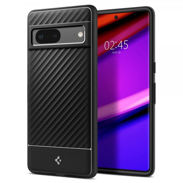 Spigen Google Pixel 7 -suojakuori, Core Armor Matte Black