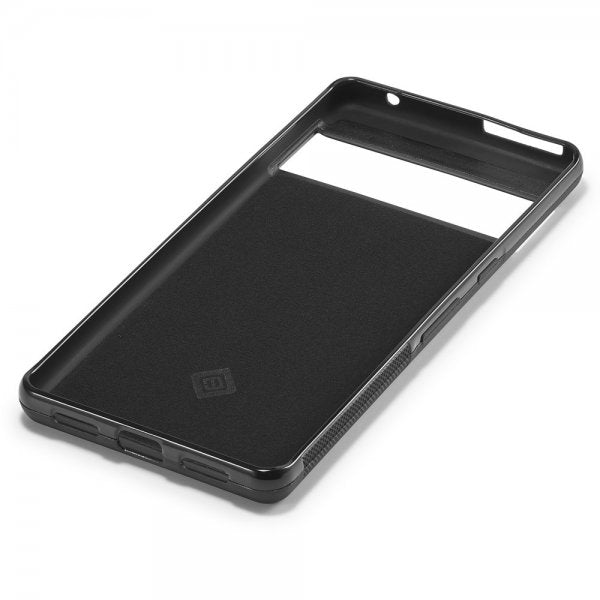 Lc.Imeeke Google Pixel 7 -kuori, hiilikuitukuvio, punainen raita, musta