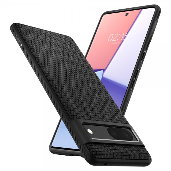 Spigen Google Pixel 7 -suojakuori Liquid Air Matte Black