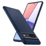 Spigen Google Pixel 7 -suojakuori, Liquid Air, tummansininen