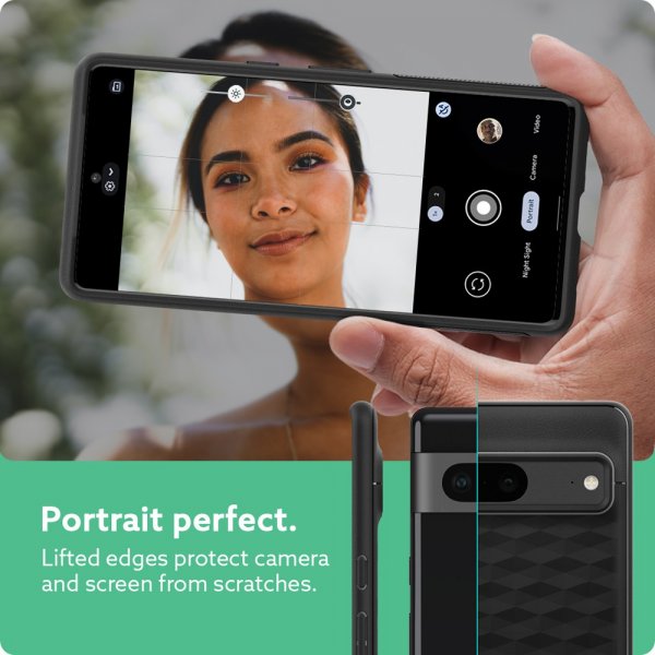 Caseology Google Pixel 7 -suojakuori, Parallax Matte Black