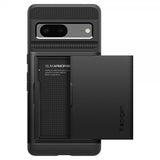 Spigen Google Pixel 7 -suojakuori Slim Armor CS, musta