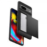 Spigen Google Pixel 7 -suojakuori Slim Armor CS, musta