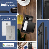 Spigen Google Pixel 7 -suojakuori Slim Armor CS, musta