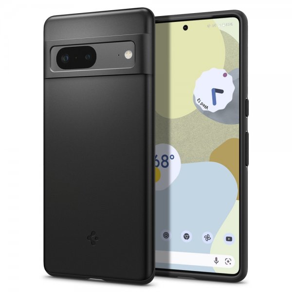 Spigen Google Pixel 7 Thin Fit -suojakuori, musta