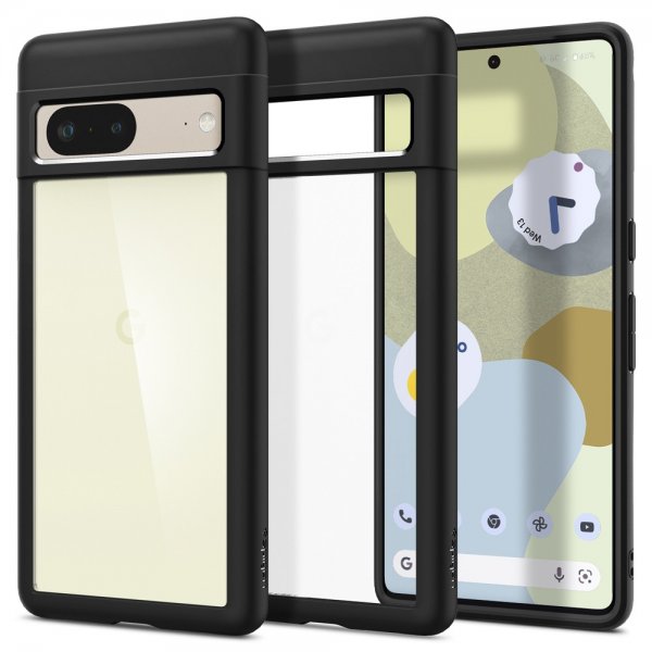 Spigen Google Pixel 7 Ultra Hybrid -suojakuori, mattamusta