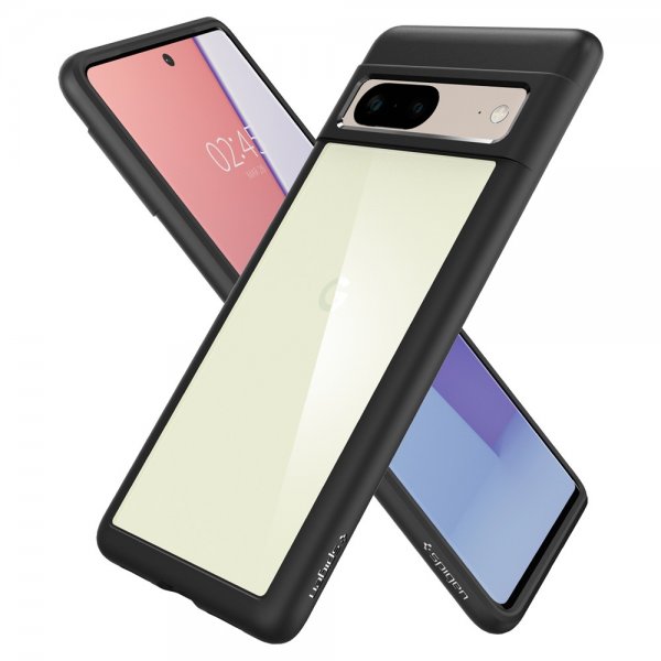 Spigen Google Pixel 7 Ultra Hybrid -suojakuori, mattamusta