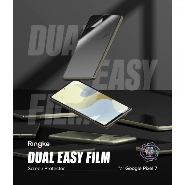 Ringke Google Pixel 7 Näytönsuoja Dual Easy Film 2-pakkaus