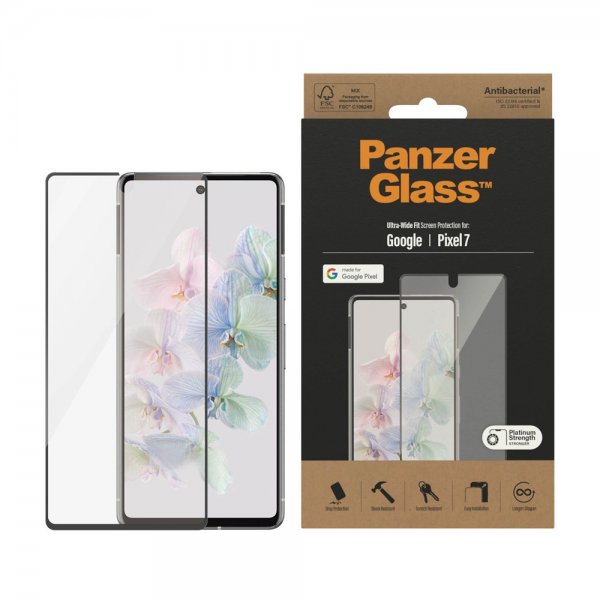 PanzerGlass Google Pixel 7 -näytönsuoja Ultra-Wide Fit