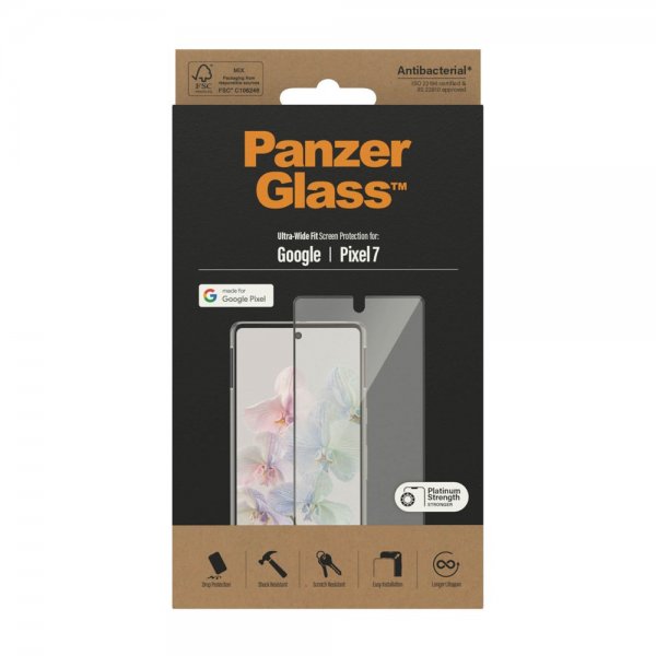 PanzerGlass Google Pixel 7 -näytönsuoja Ultra-Wide Fit