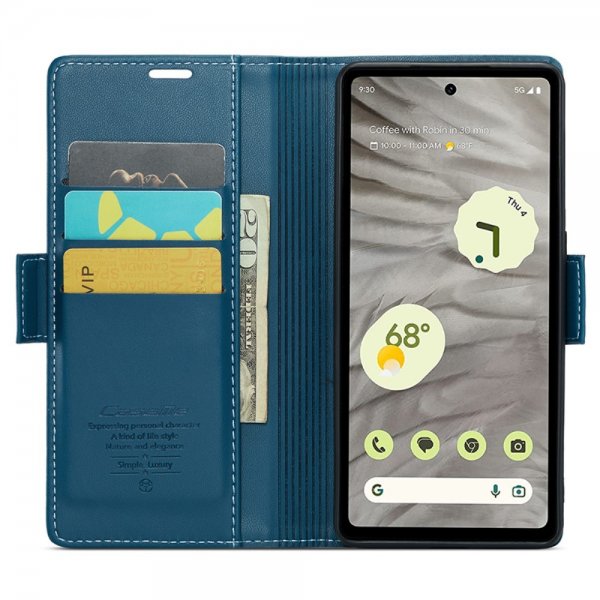CaseMe Google Pixel 7a -suojakotelo 023 Series sininen