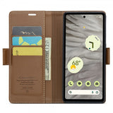 CaseMe Google Pixel 7a Kotelo 023 Sarja Ruskea