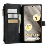 CaseMe Google Pixel 7a C30 Series musta suojakotelo