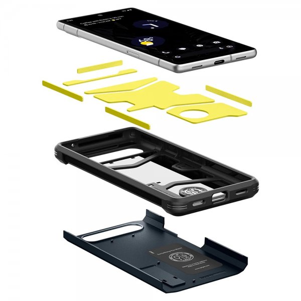 Spigen Google Pixel 7a Kuori Tough Armor Metal Slate