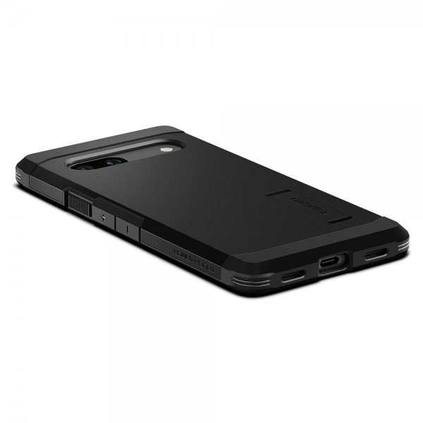 Spigen Google Pixel 7a Tough Armor -suojakuori, musta